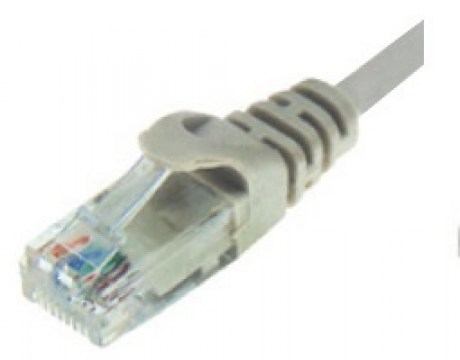 PATCH CORD CAT5e UTP 1.5m ΓΚΡΙ DATA 24AWG LANSAN